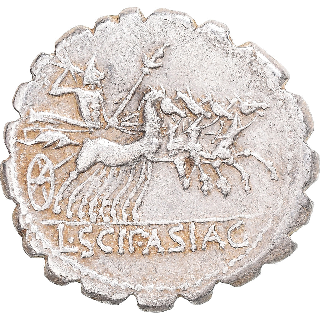 minca,
Scipia,
Denár Serratus