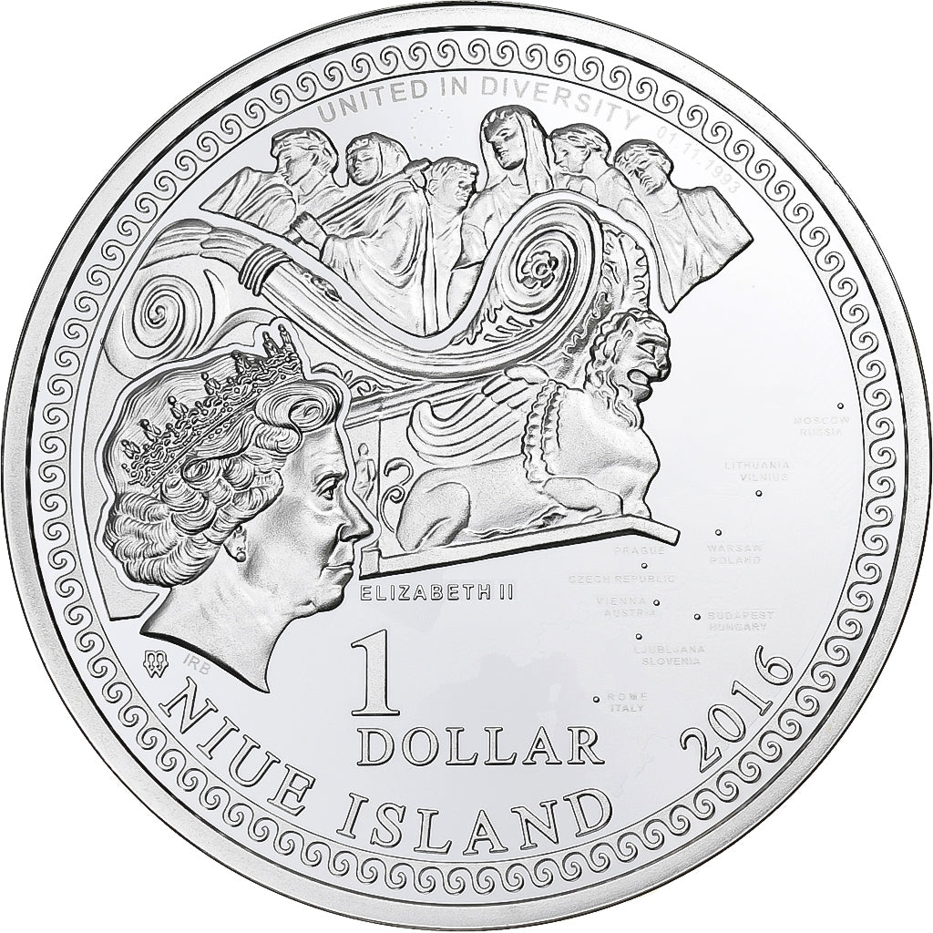 Niue,
Európa,
1 dolár