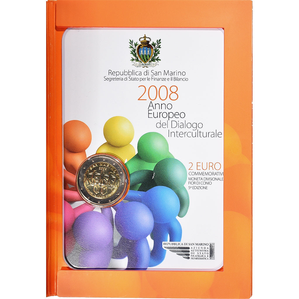 San Marino,
2 eurá,
2008