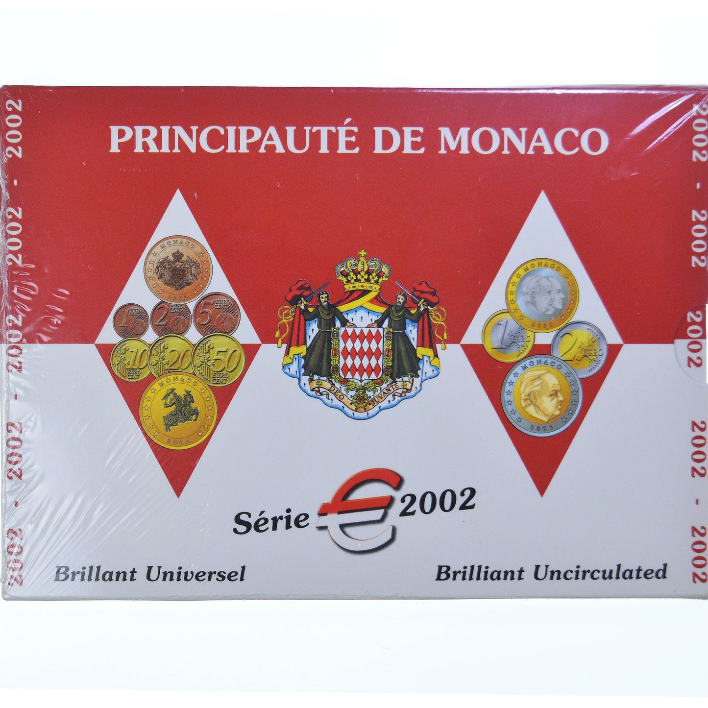 Monako,
Set 1 cts. - 2 eurá,
Rainier III