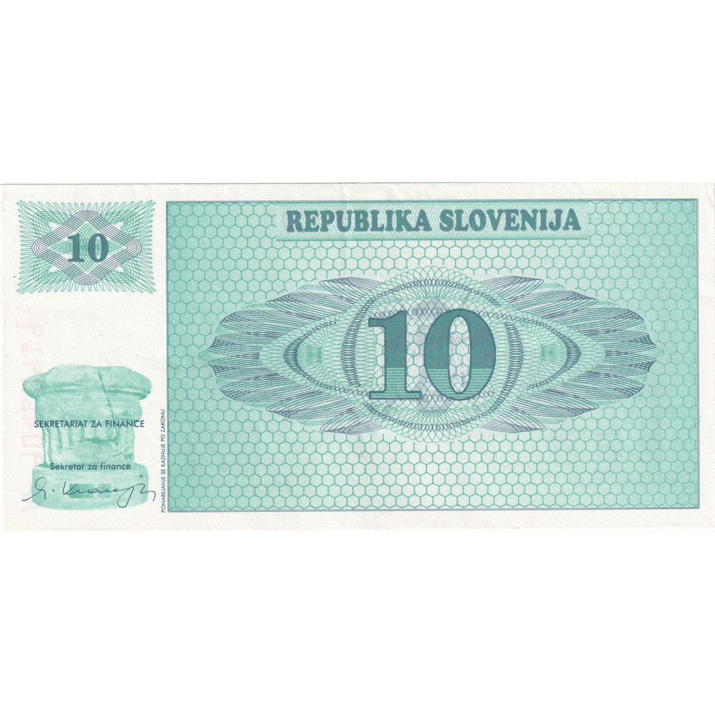 Slovinsko,
10 (Tolarjev),
AU(55-58)