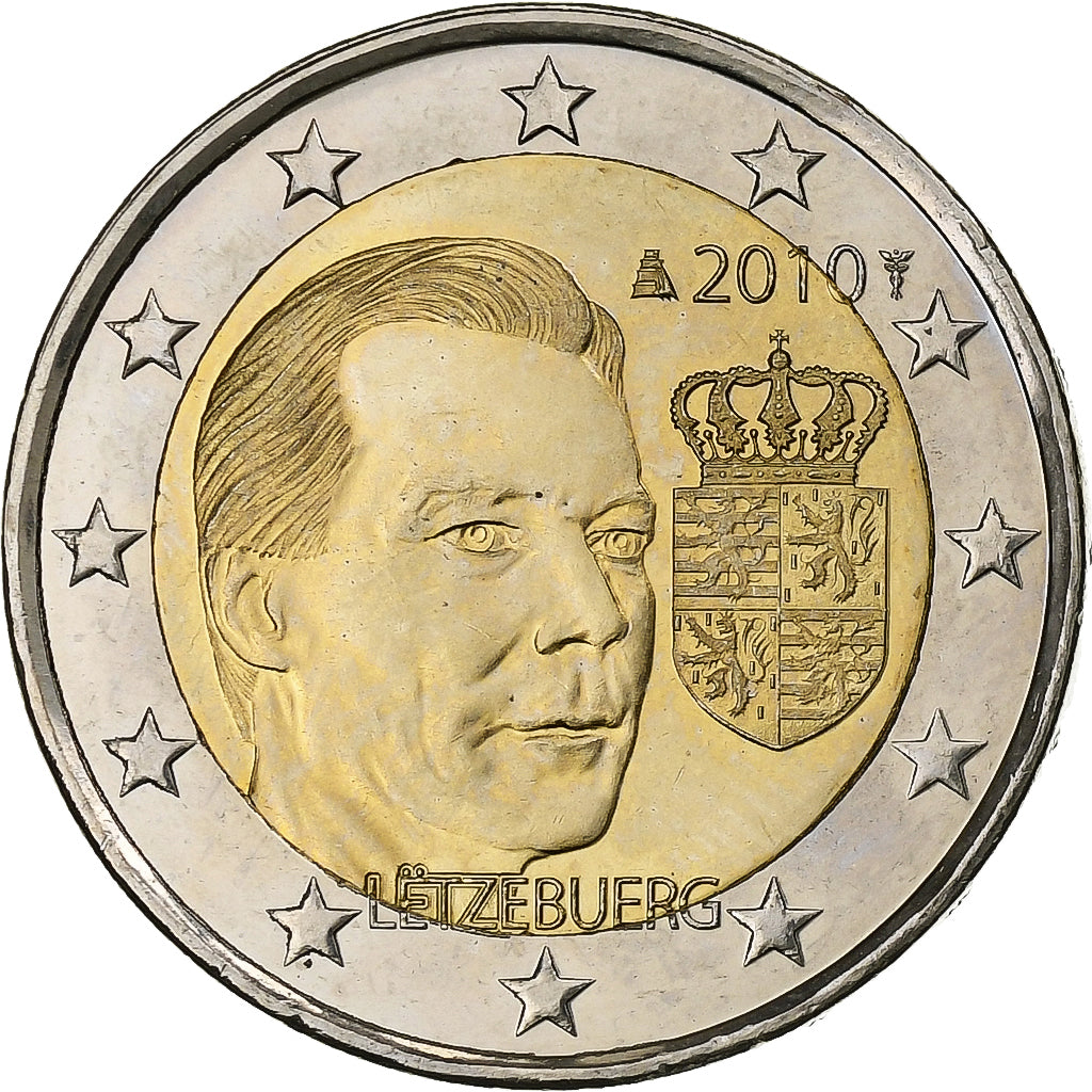 Luxembursko,
2 eurá,
Henri I Vojvoda Henri