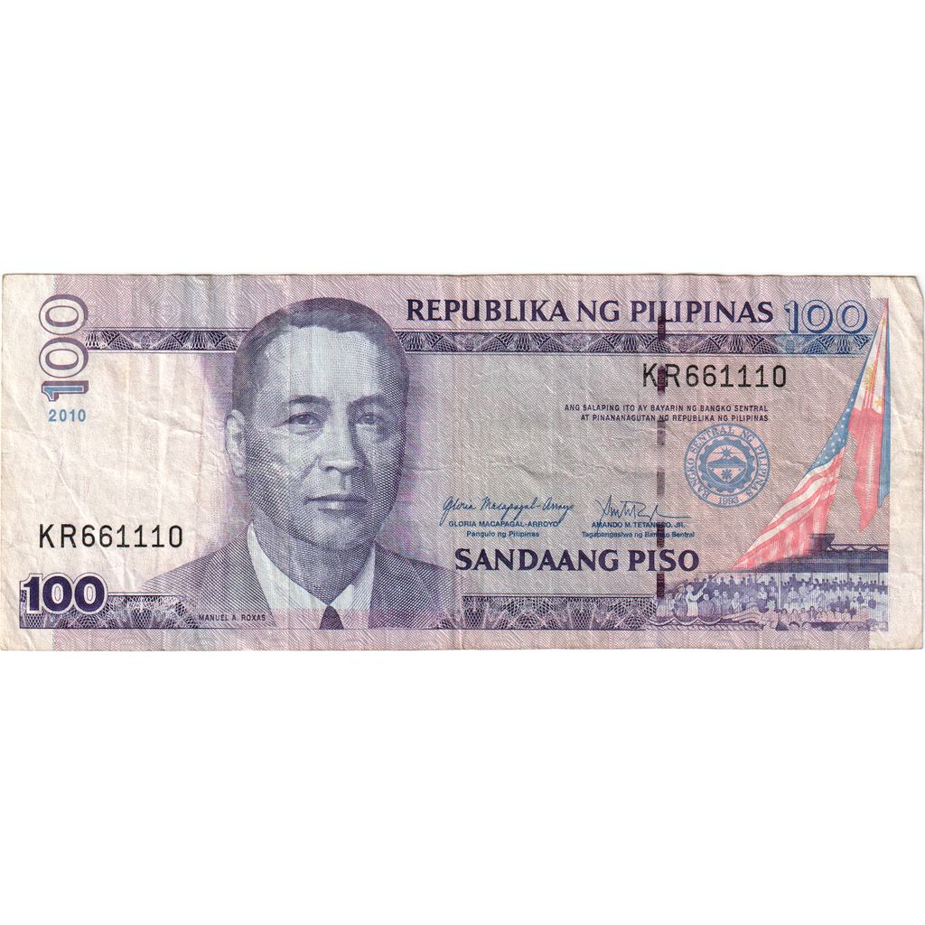 Filipíny,
100 Piso,
2010