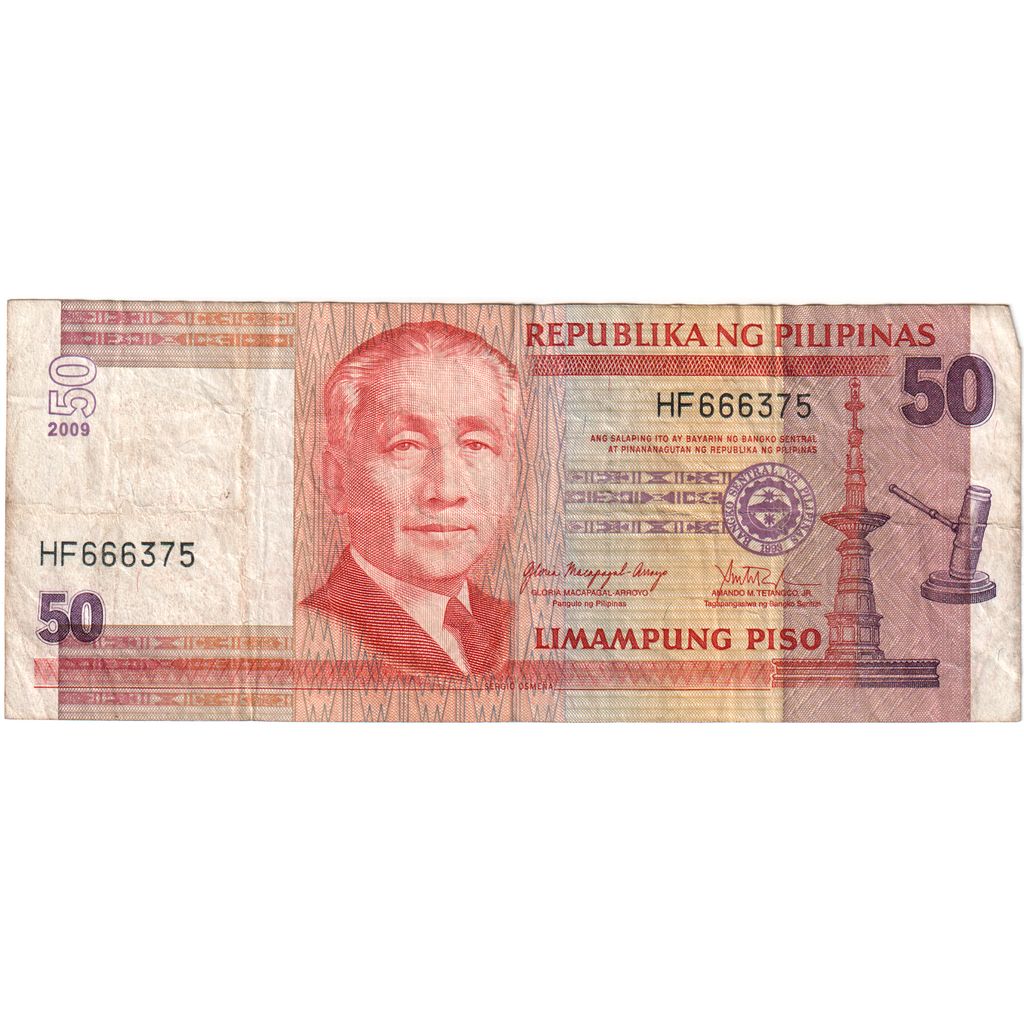 Filipíny,
50 Piso,
2009