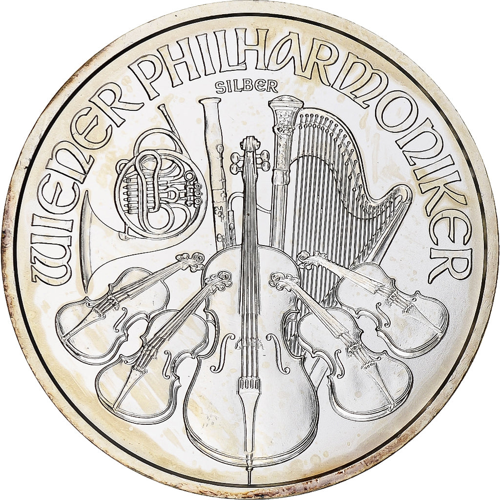 Rakúsko,
1-1/2 eura / 1 oz,
filharmonický orchester