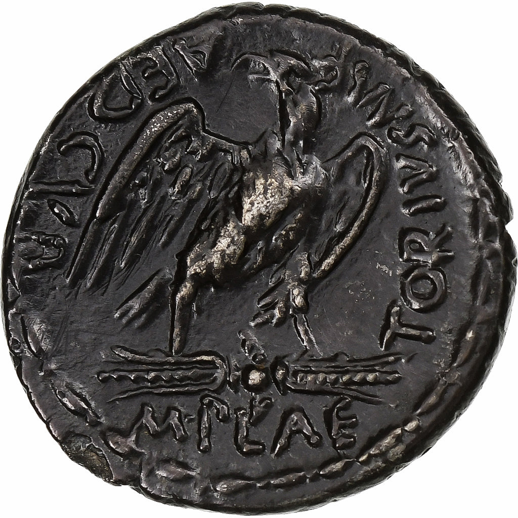 Plaetoria,
denár,
67 pred Kr