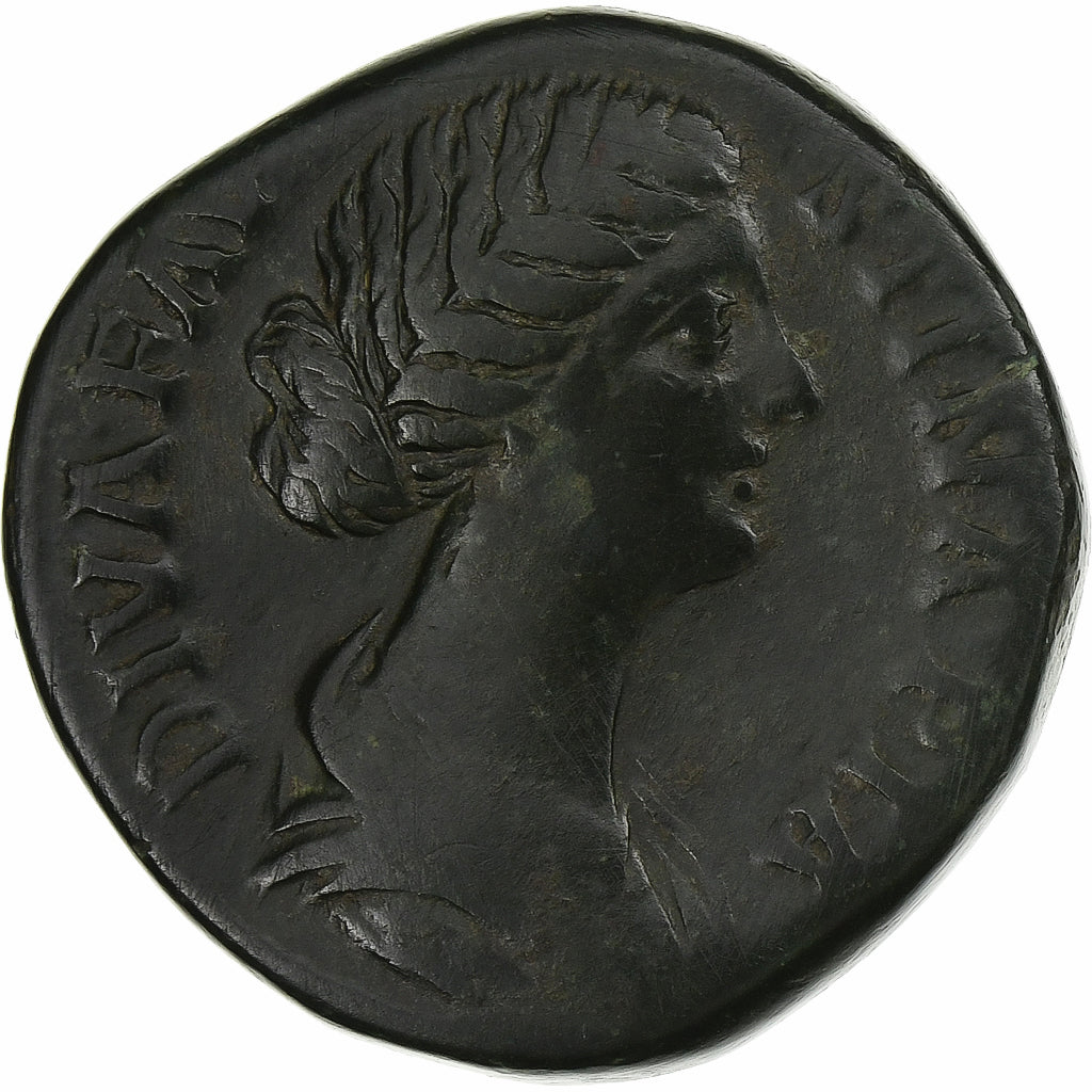 Diva Faustína II.
Sestertius,
176-180