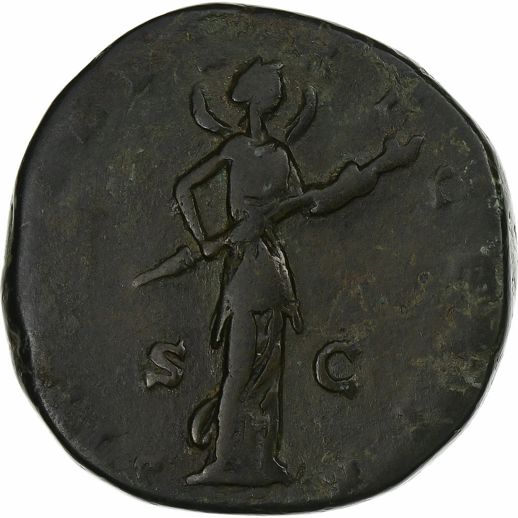 Diva Faustína II.
Sestertius,
176-180