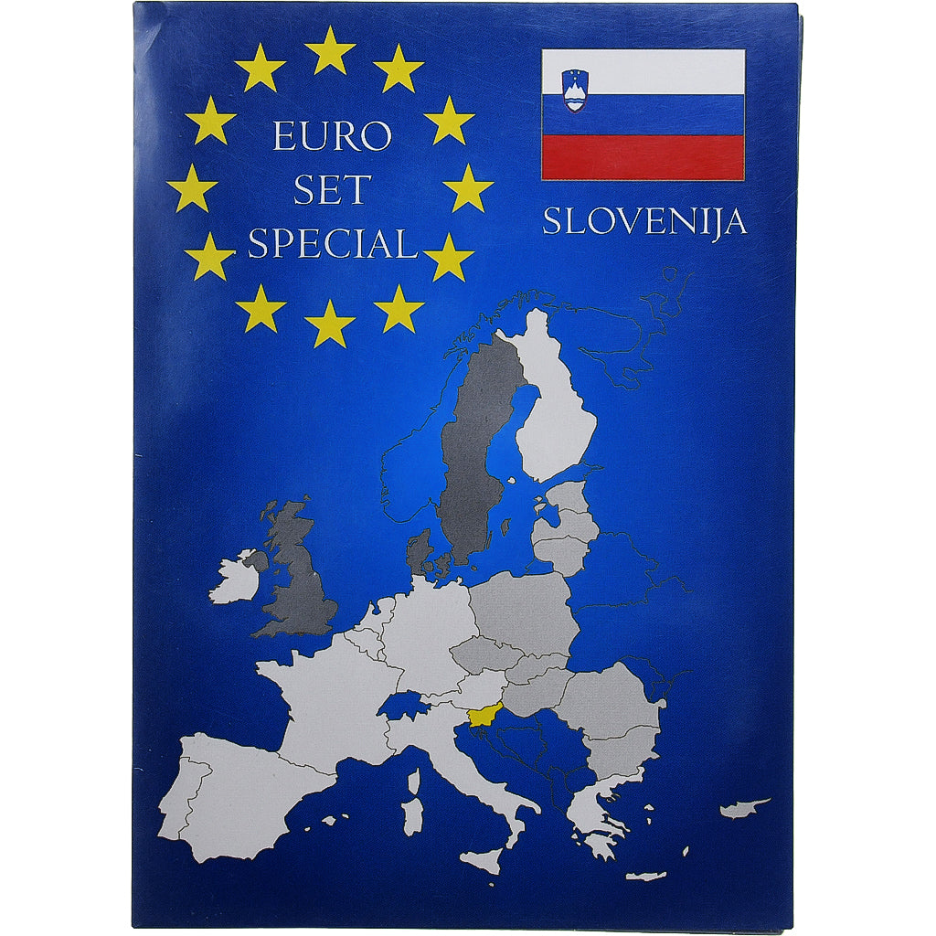 Slovinsko,
Set 1 ct. - 2 eurá,
2002