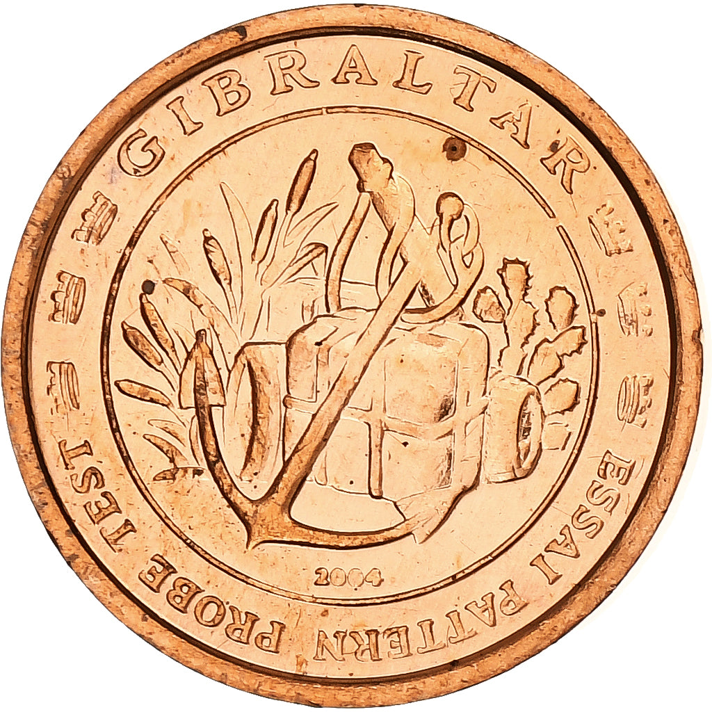 Gibraltár,
2 euro centy,
Fantasy euro vzory
