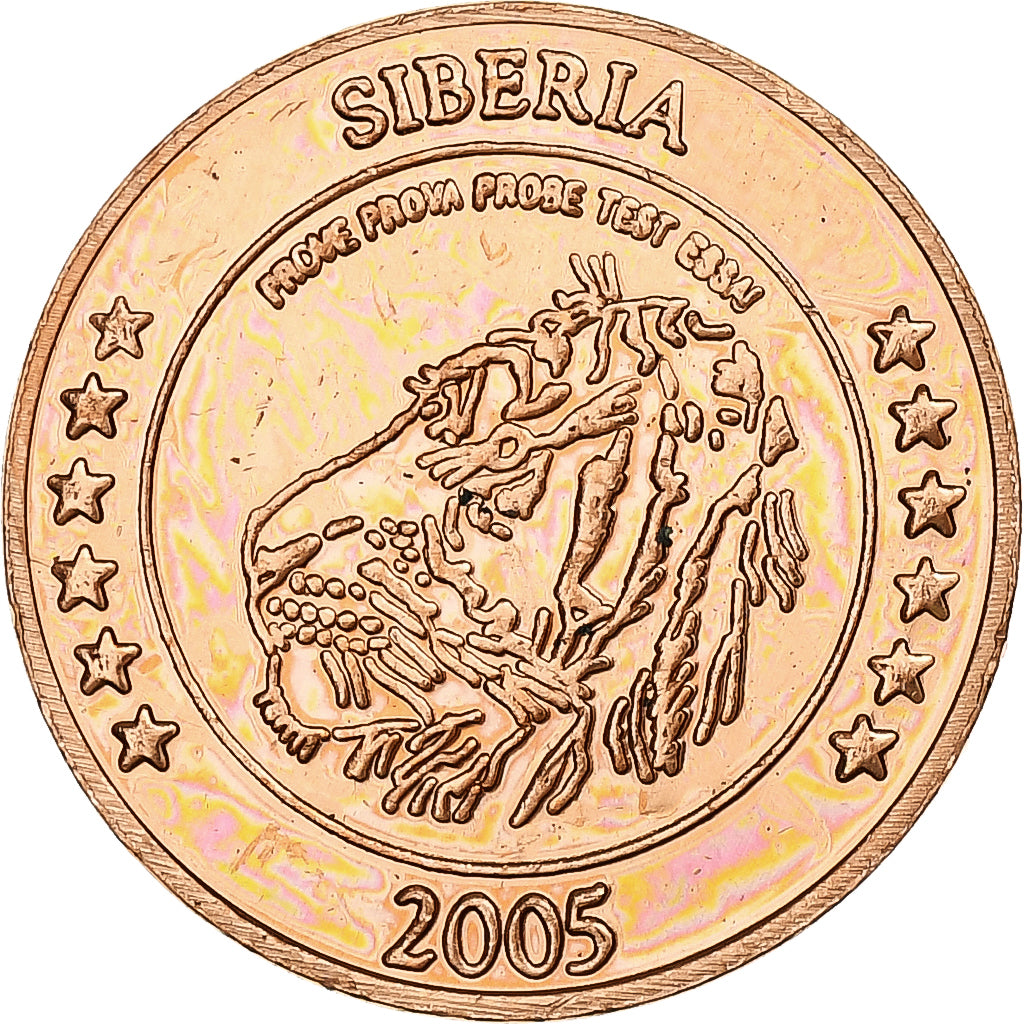 Rusko,
Sibír,
2 euro centy