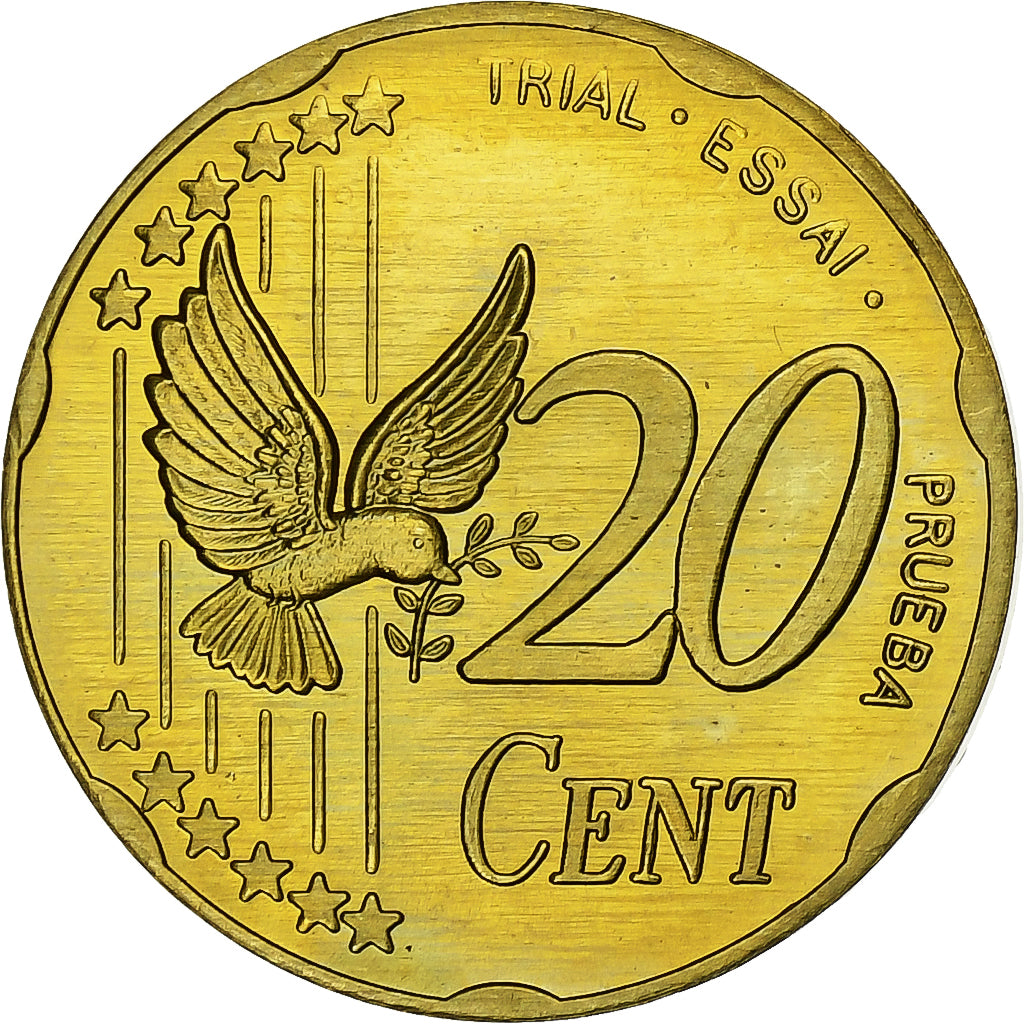 Dánsko,
Margrethe II,
20 euro centov