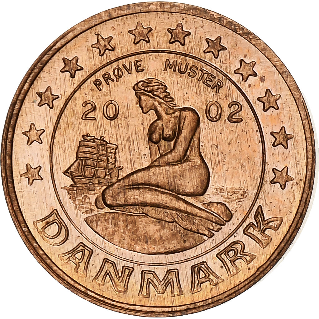 Dánsko,
Margrethe II,
Euro cent