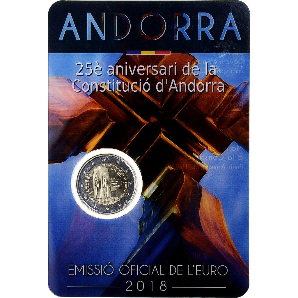 Andorra,
2 eurá,
ústava