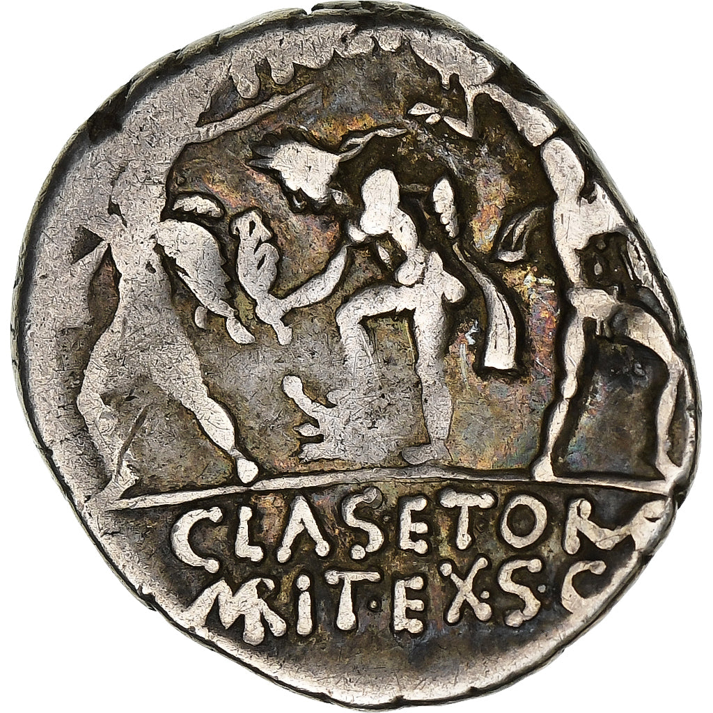 Sextus Pompey,
denár,
37-36 pred Kr