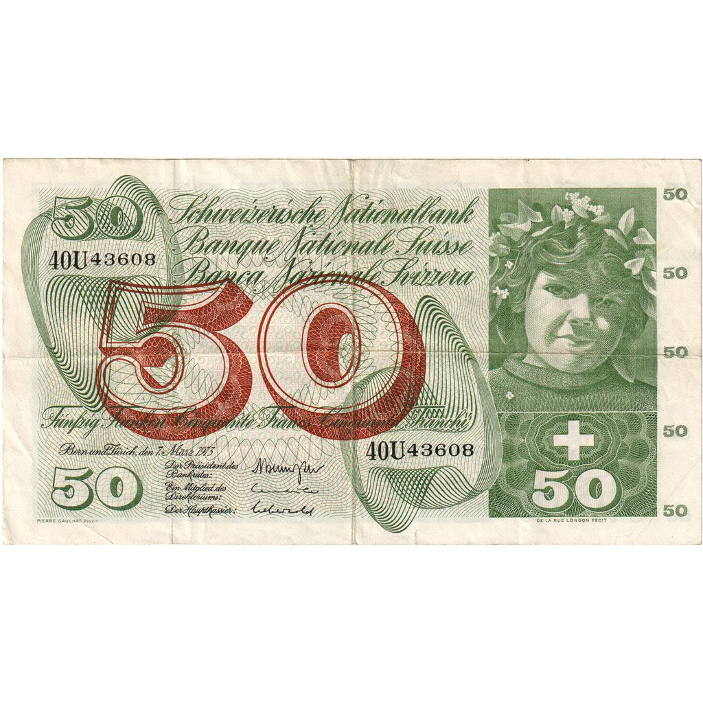Švajčiarsko,
50 Franken,
1969-01-15