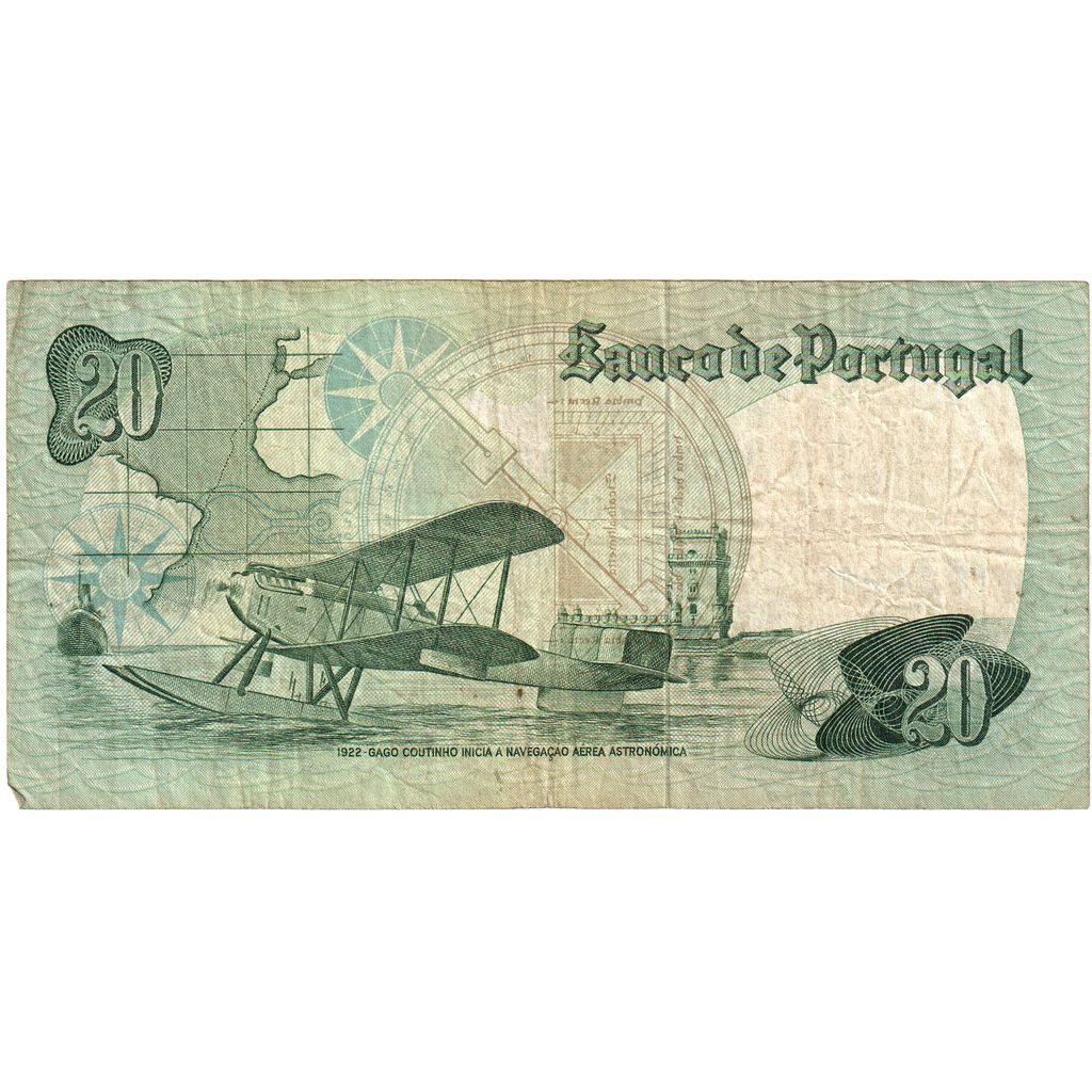 Portugalsko,
20 Escudos,
4. 10. 1978