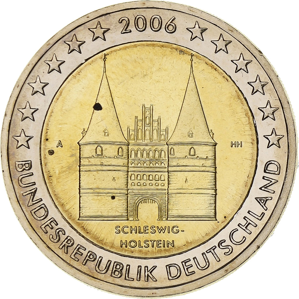 Nemecko,
2 eurá,
Schleswig Holstein