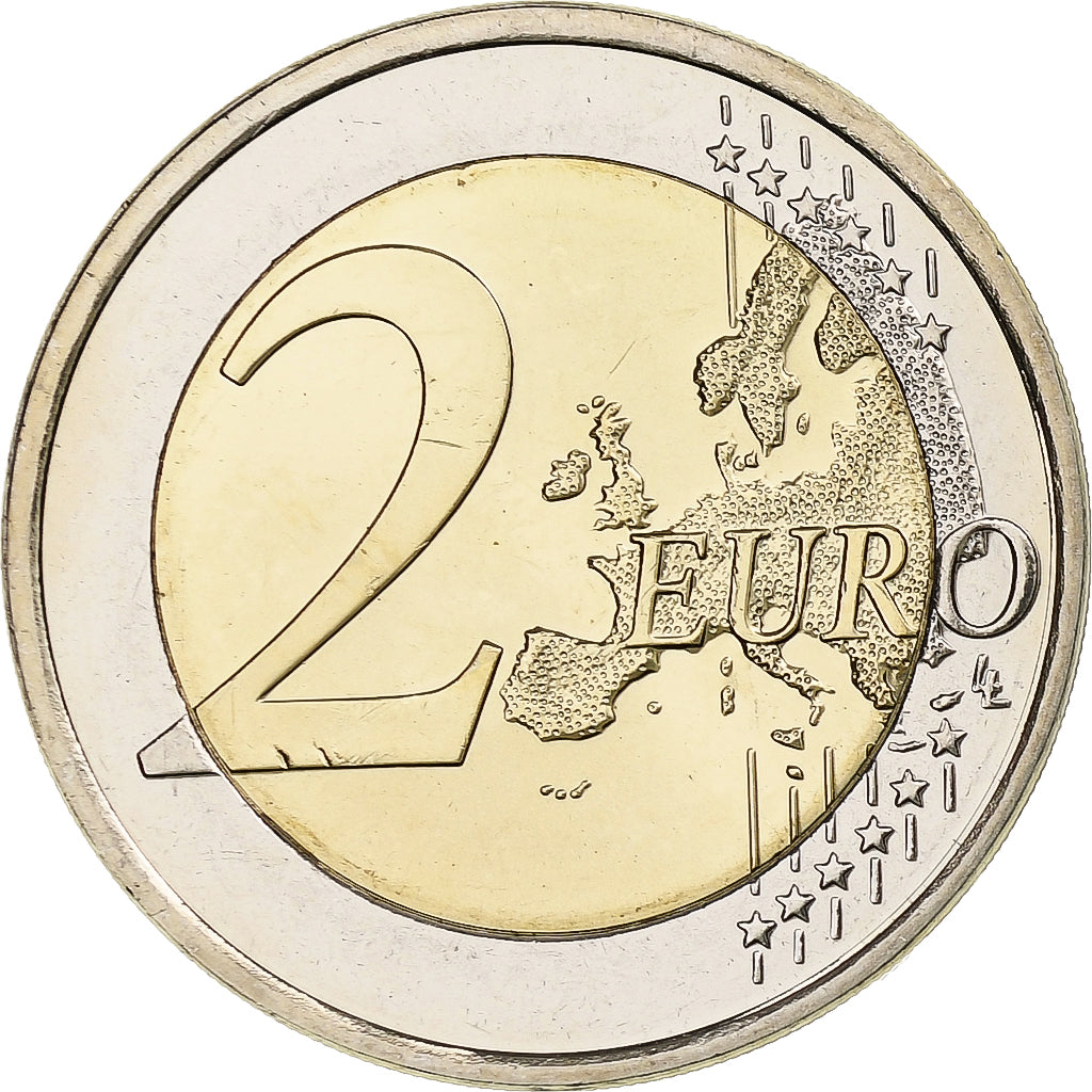 Fínsko,
2 eurá,
30 ans du drapeau de l'UE
