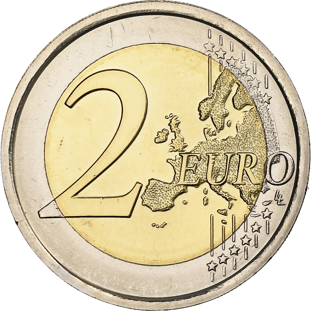 Slovinsko,
2 eurá,
30 ans du drapeau de l'UE