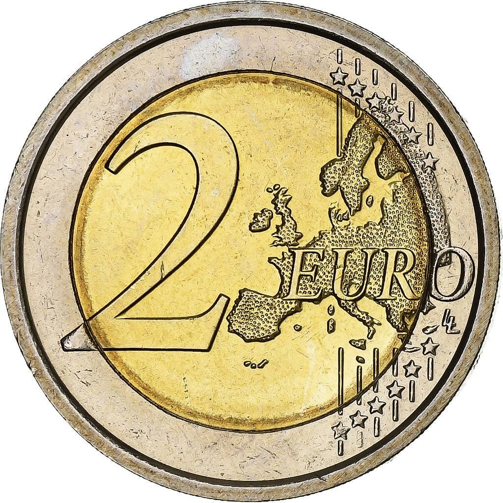 Taliansko,
2 eurá,
10 rokov v hotovosti v eurách