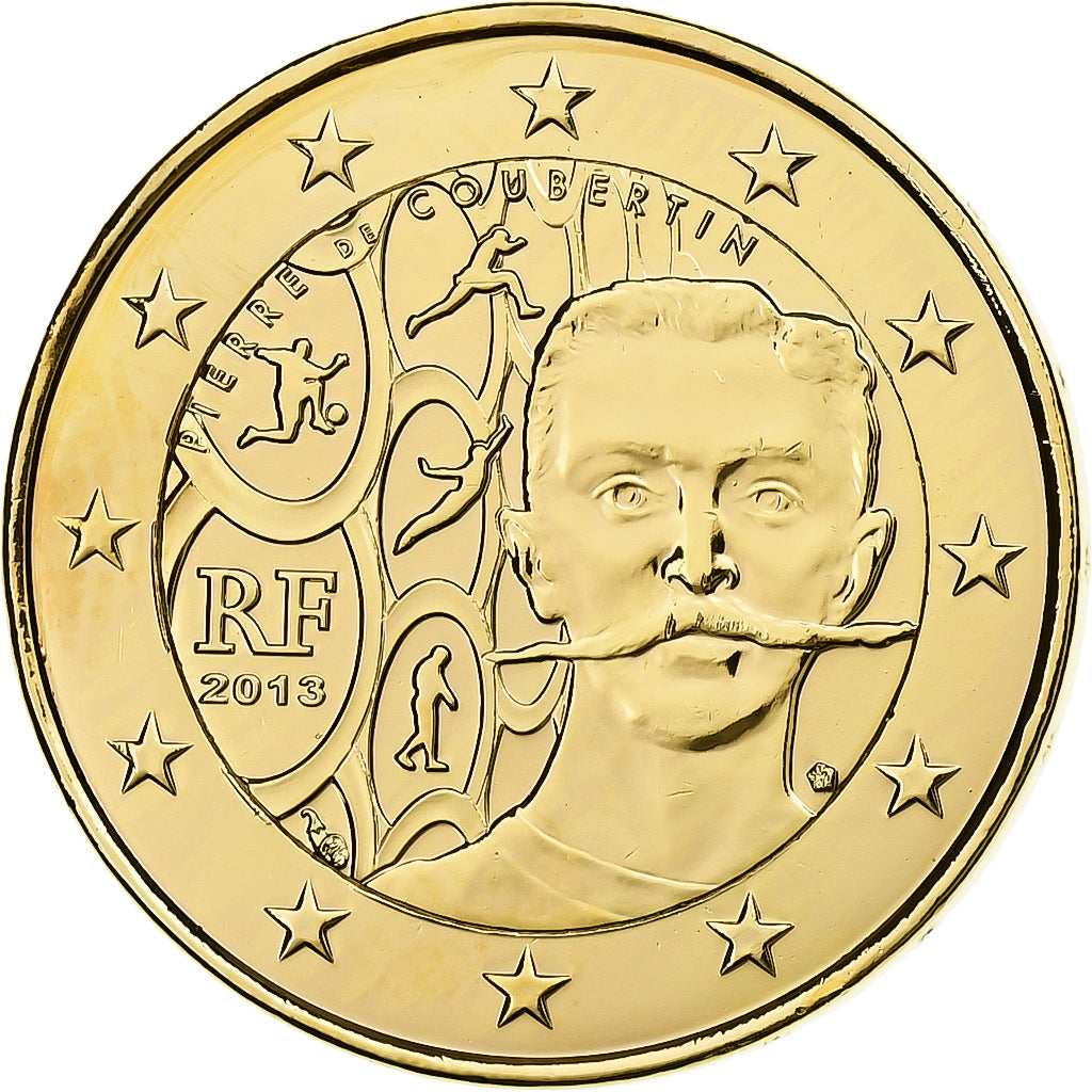 Francúzsko,
2 eurá,
Fantasy razenie mincí .Dorée