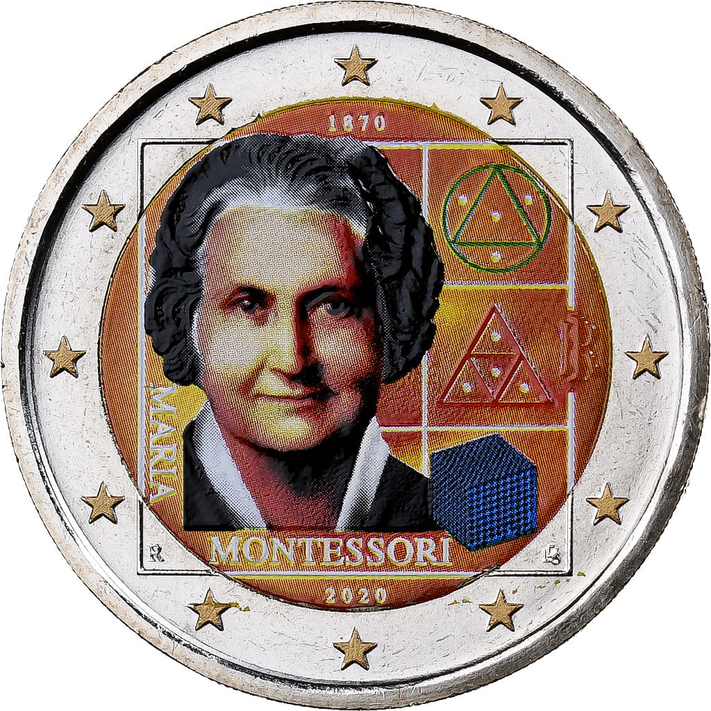 Taliansko,
2 eurá,
Montessori