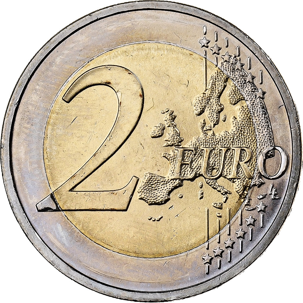 Nemecko,
2 eurá,
Chute du mur de Berlin