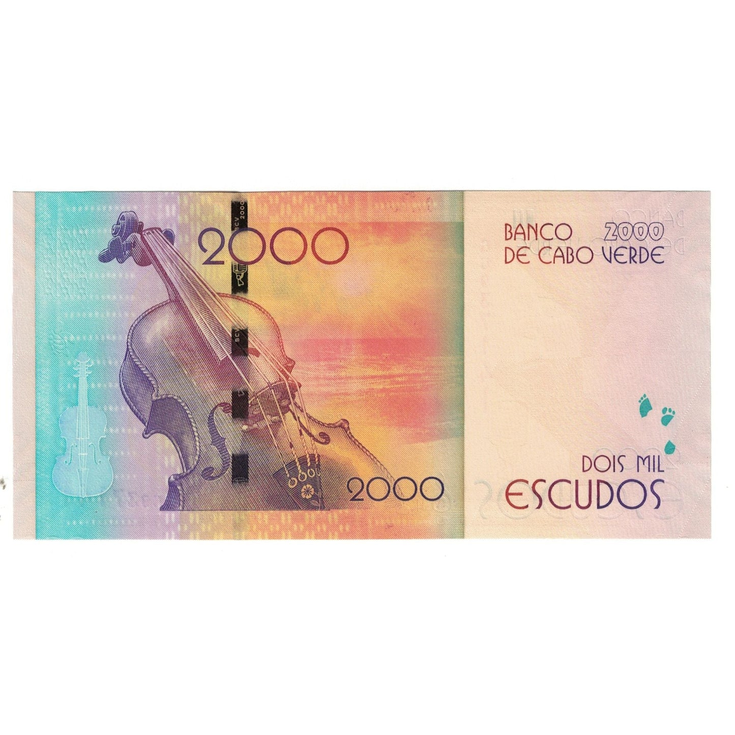 bankovka,
Kapverdy,
2000 Escudos