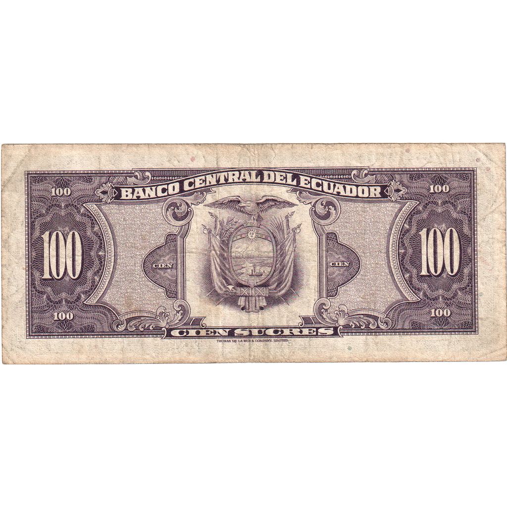 Ekvádor,
100 Sucres,
17. 7. 1974