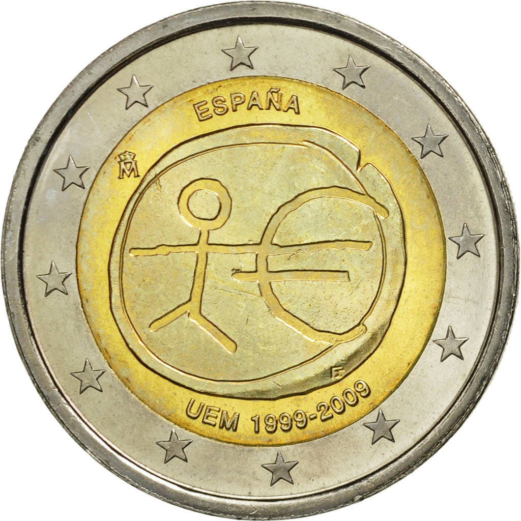 Španielsko,
2 eurá,
10 jahre eur