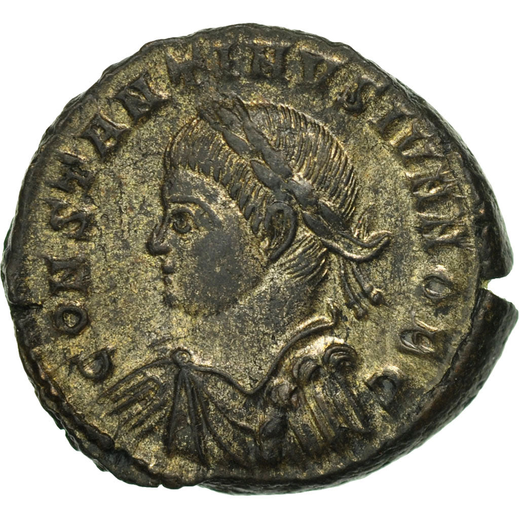minca,
Konštantín II,
Follis