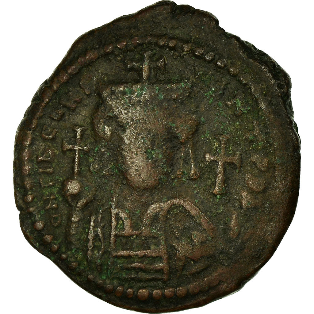minca,
Konštantín Tiberius II.,
Follis