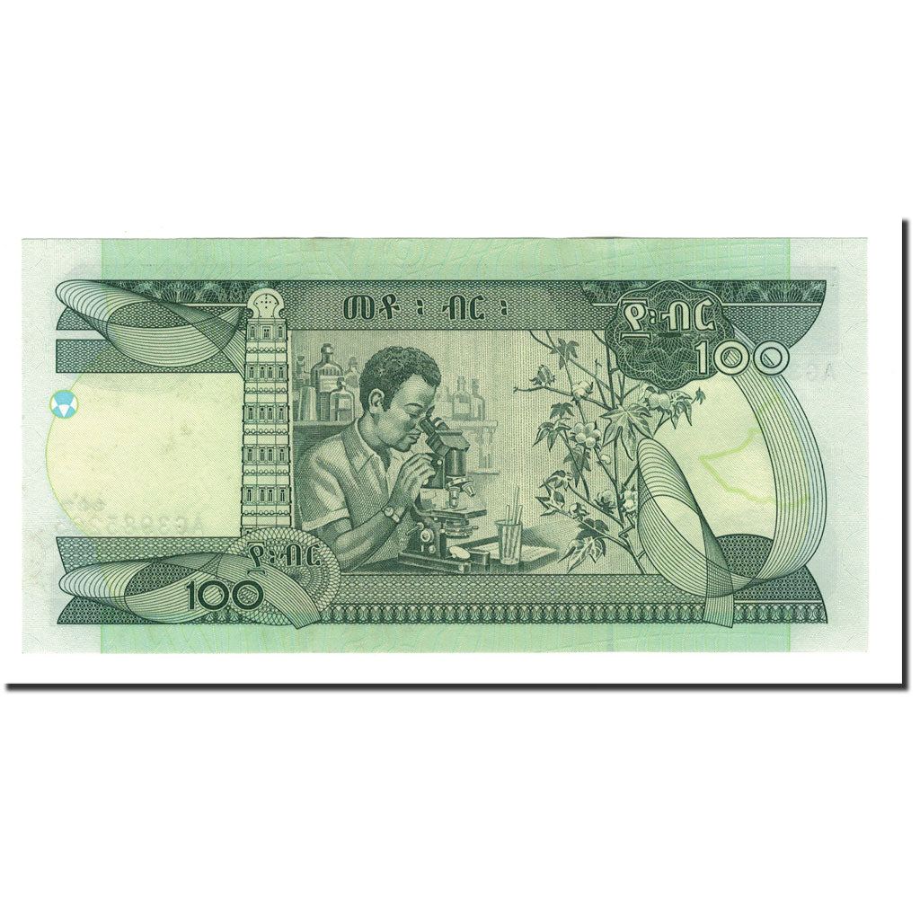 bankovka,
Etiópia,
100 birrov