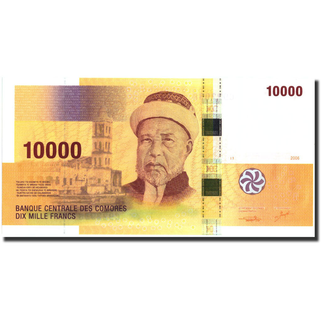 bankovka,
Komory,
10
