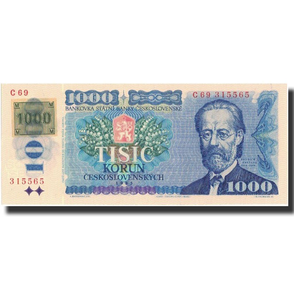 bankovka,
Česká republika,
1000 korún