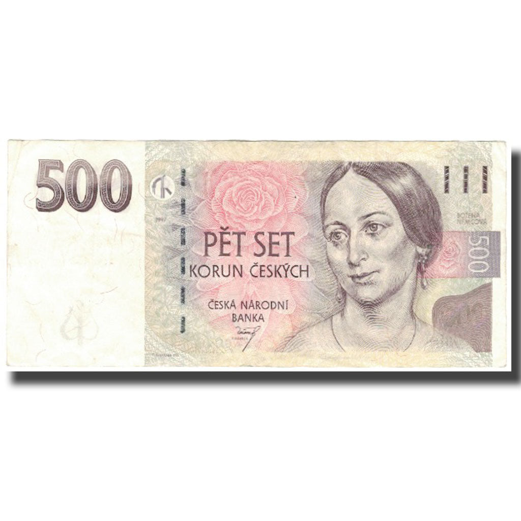 bankovka,
Česká republika,
500 korún