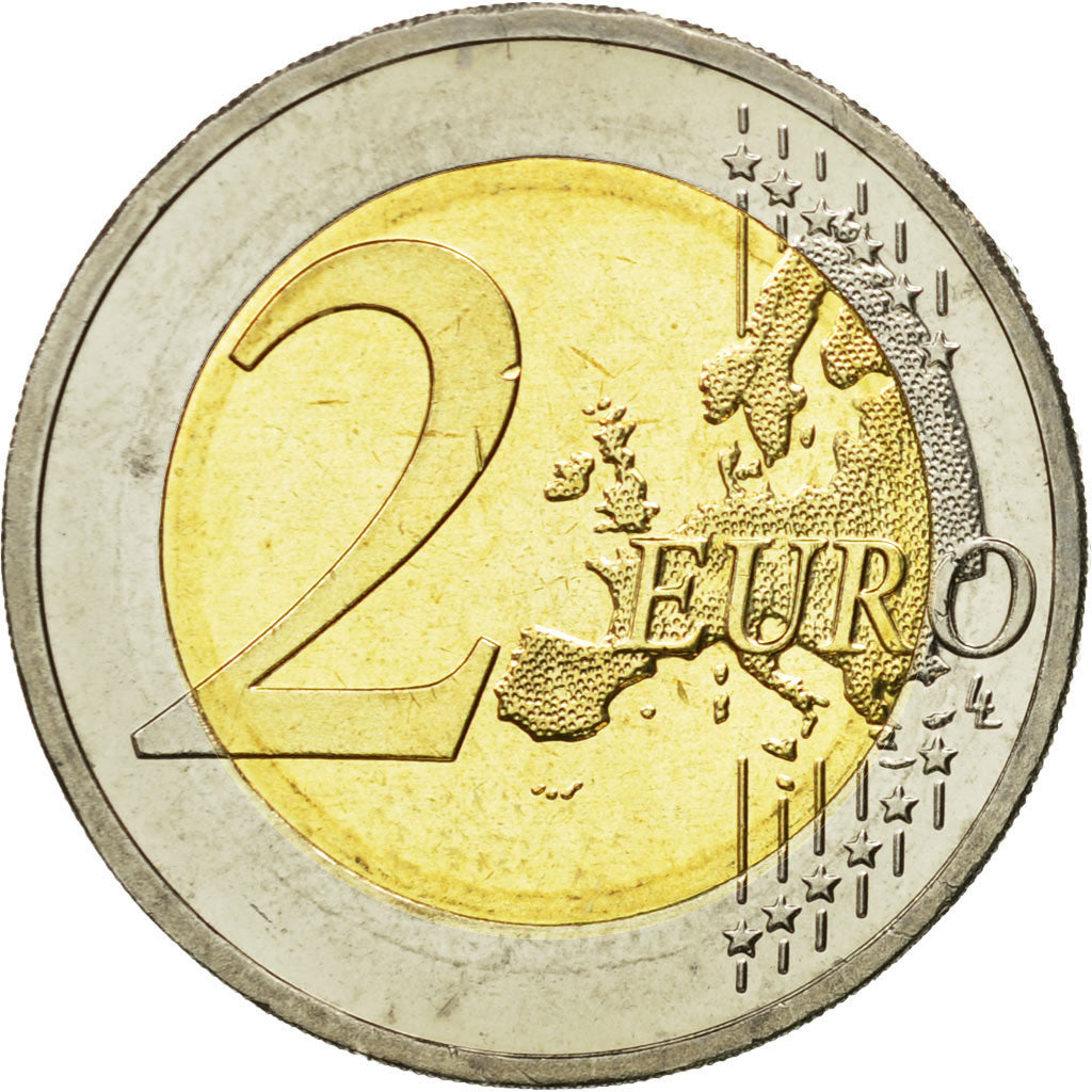 NEMECKO - FEDERÁLNA REPUBLIKA,
2 eurá,
10. výročie emu