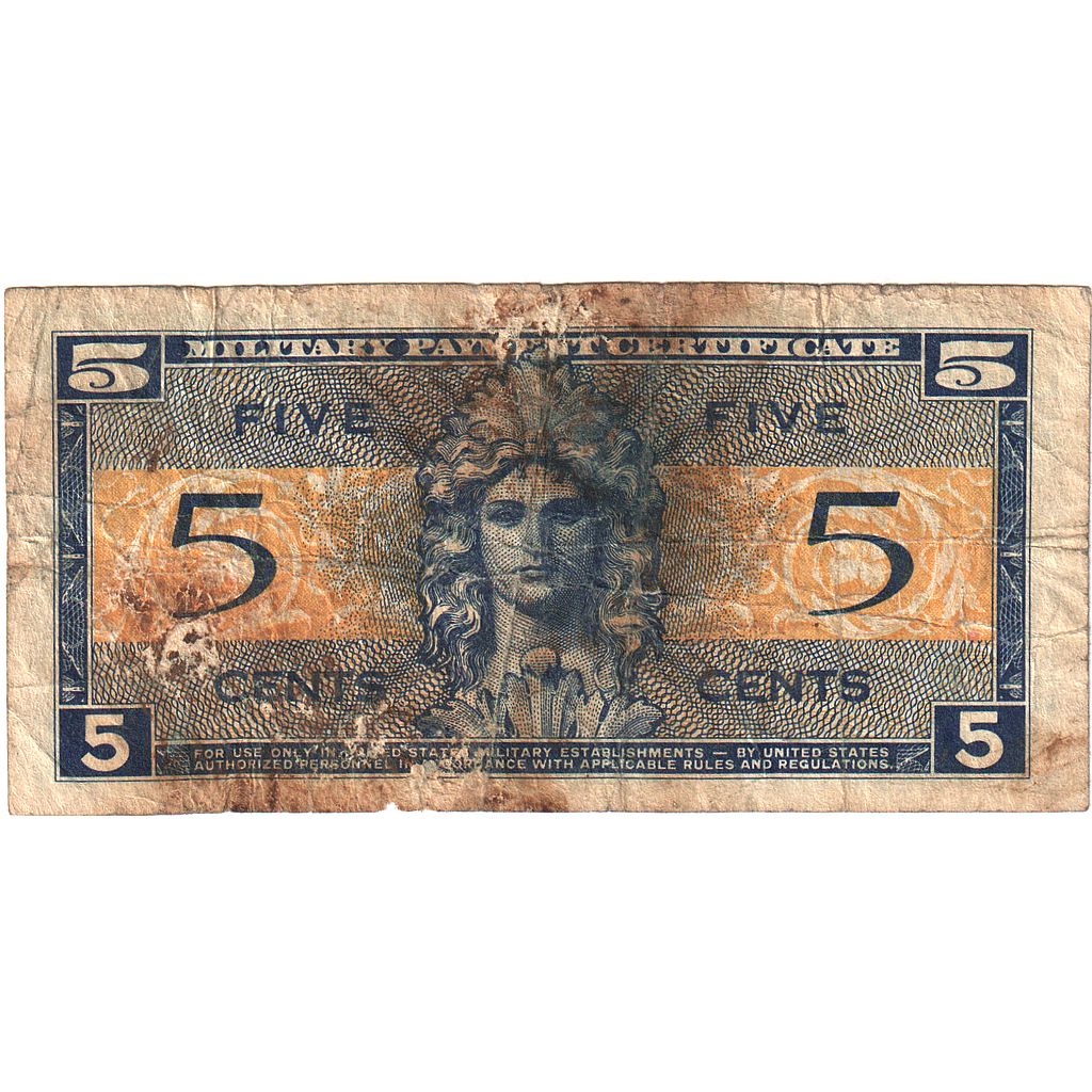 bankovka,
Spojené štáty,
5 centov