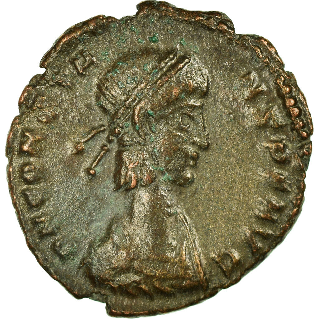 minca,
Constans,
Polovičná Maiorina