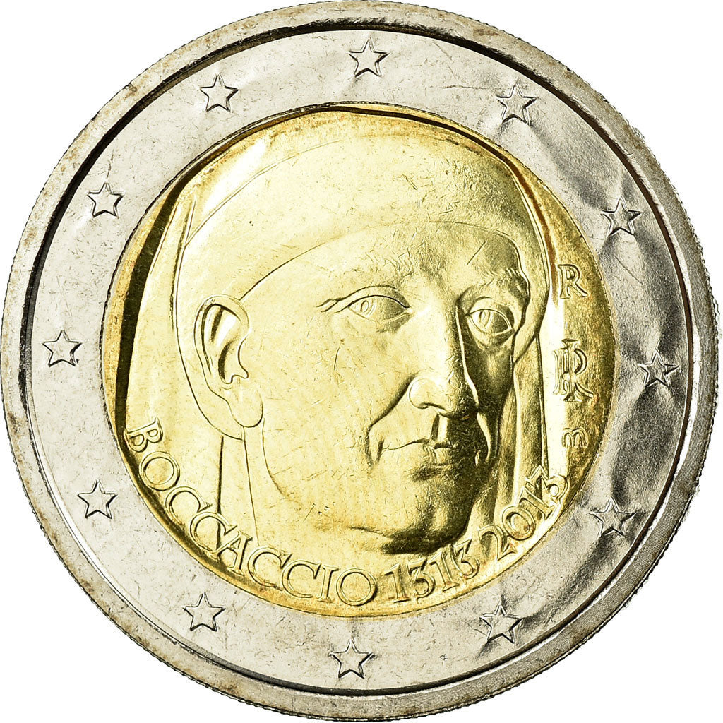 Taliansko,
2 eurá,
Giovani Boccaccio