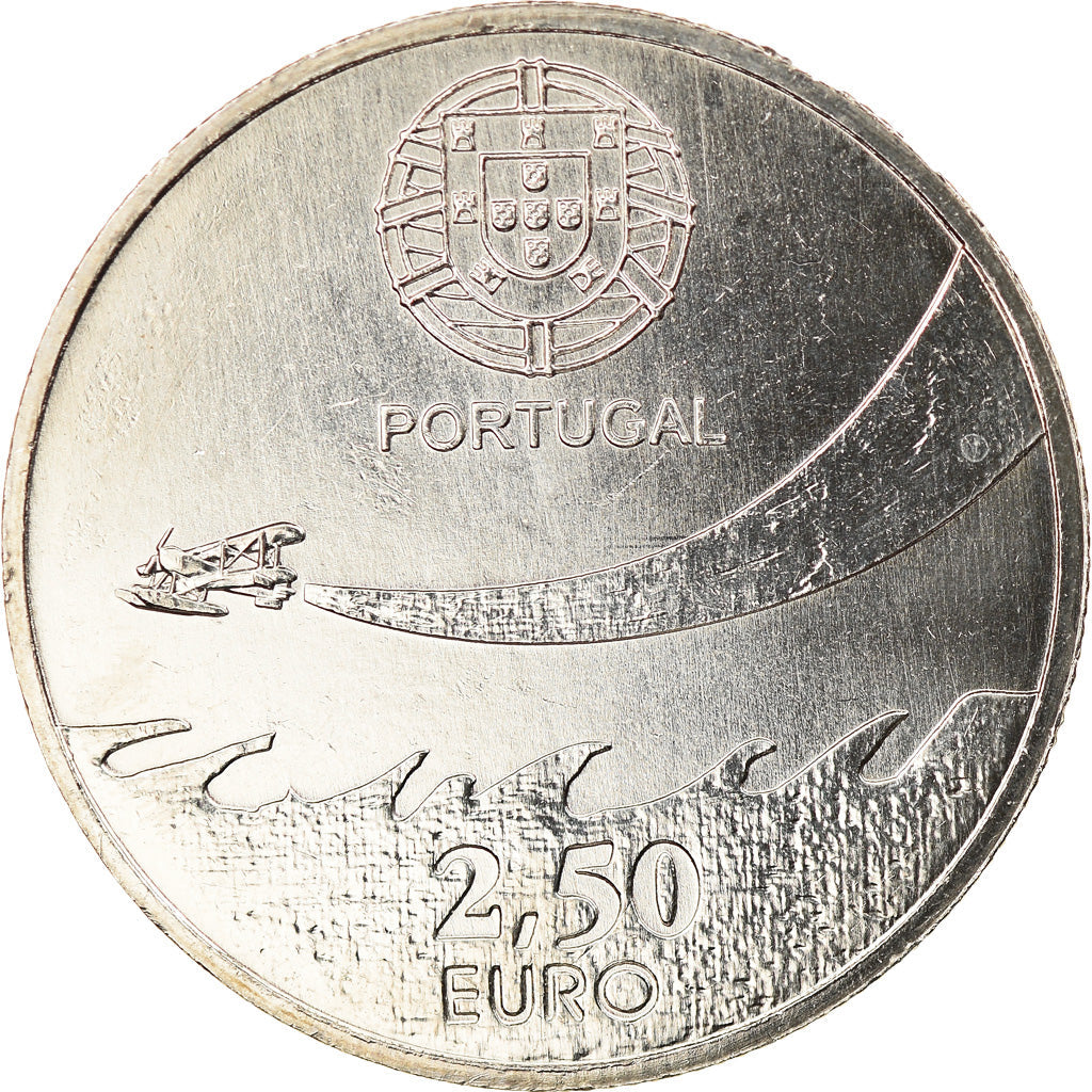 Portugalsko,
2-1/2 eura,
100 Ans de l'Aviation Militaire