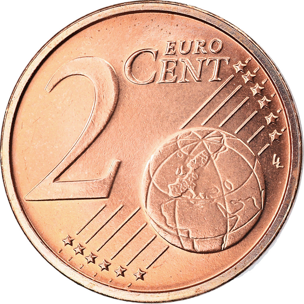 Luxembursko,
2 euro centy,
2017