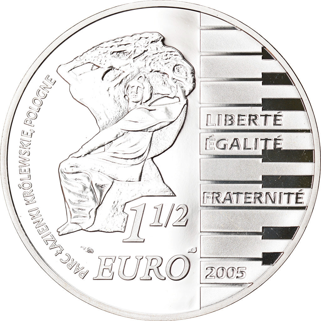 Francúzsko,
1-1/2 eura,
Fryderyk Chopin