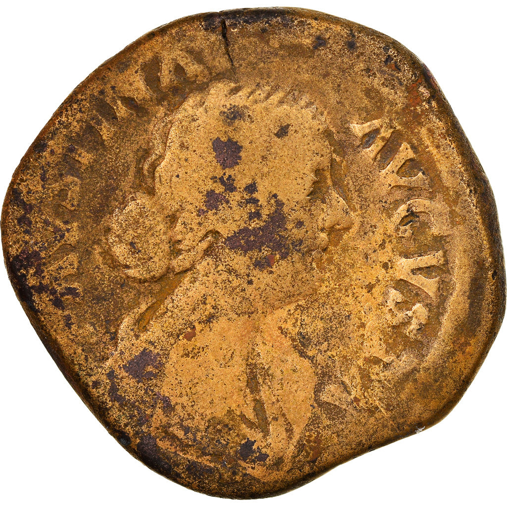 minca,
Faustína II.
Sestertius