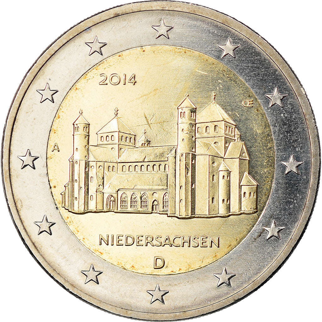 NEMECKO - FEDERÁLNA REPUBLIKA,
2 eurá,
Niedersachsen