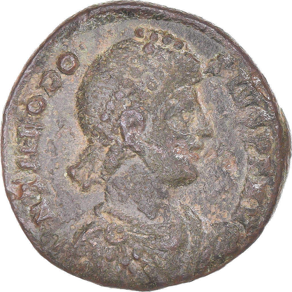 minca, 
  
  Theodosius I., 
  
  Follis