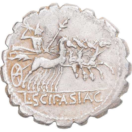 minca, 
  
  Scipia, 
  
  Denár Serratus