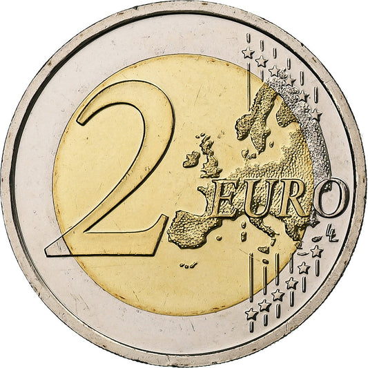 Slovensko, 
  
  2 eurá, 
  
  10. výročie – vstup do Európskej únie