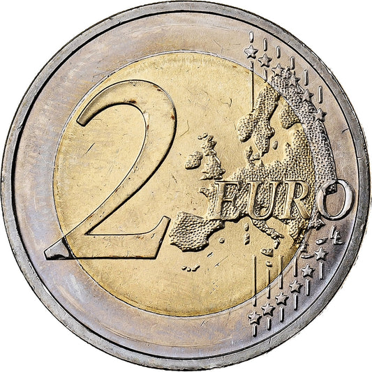 Nemecko, 
  
  2 eurá, 
  
  Chute du mur de Berlin